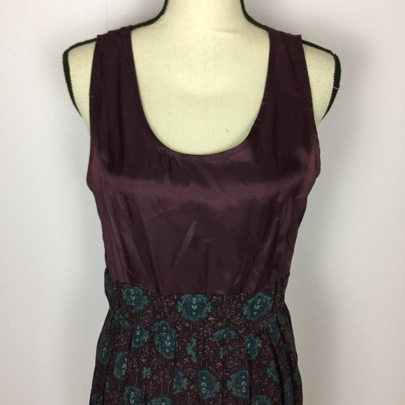 Vintage Karin Stevens Petites Sz 10 2-Pc Midi Dress & Long-Sleeve Top 100% Rayon - Picture 3 of 12